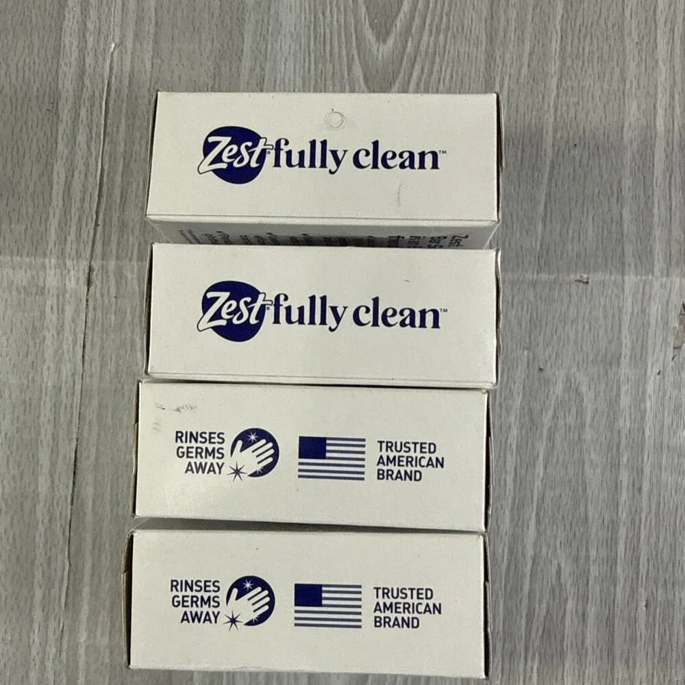Vintage 1989 Original Zest Bar Soap (4 Bars) Zestfully Clean 4oz New Old Stock